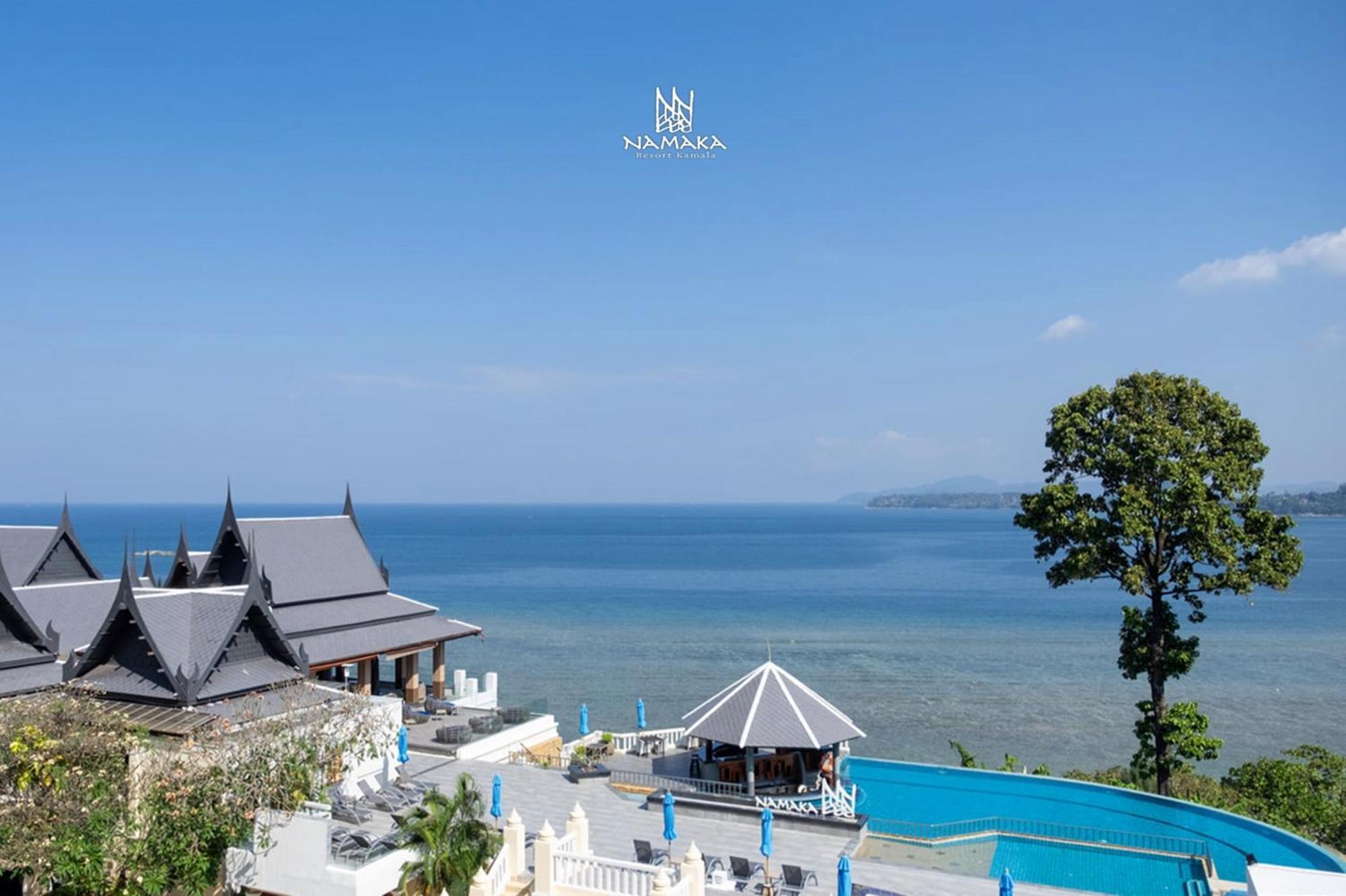 Namaka Resort Kamala Екстер'єр фото View of the Andaman Sea from the hotel